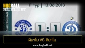 ไฮไลท์ฟุตบอล ดินาโม เบรสต์ 1-1 ดินาโม มินส์ค