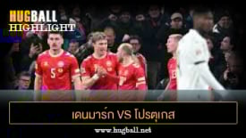 ไฮไลท์ฟุตบอล เดนมาร์ก 1-0 โปรตุเกส