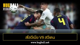 ไฮไลท์ฟุตบอล สโลวีเนีย 2-2 สวีเดน